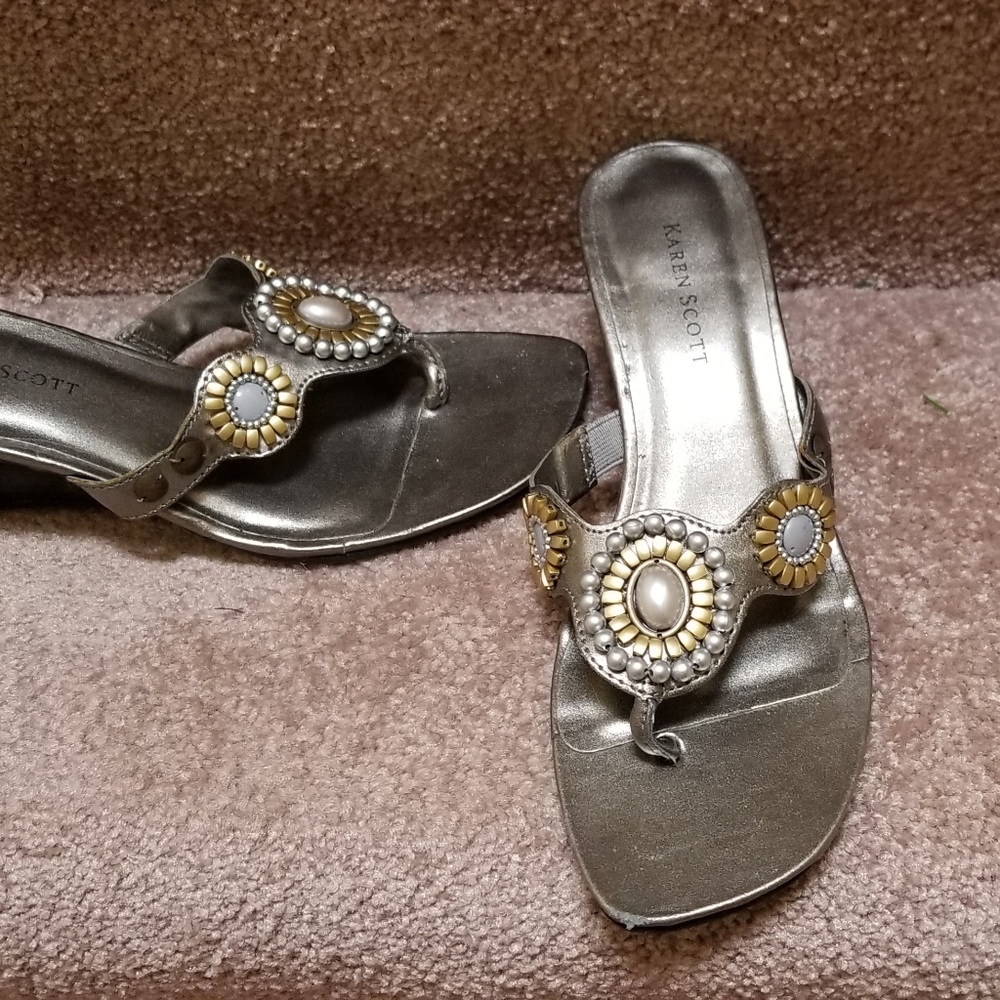 Silver sandal